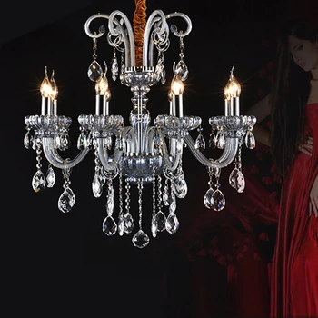 

fashion Chandeliers crystal modern smoky grey chandeliers lighting bars budget chandelier led Chandelier Luxury crystal lighting