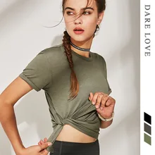 Женская фабричная, спортивная одежда для улицы, быстросохнущая дышащая футболка, женские облегающие топы для бега, фитнеса, йоги с коротким рукавом