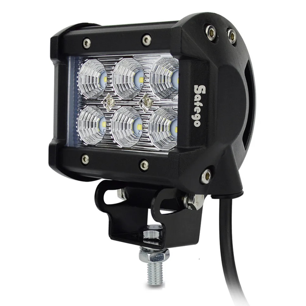 Buy 1pcs 4inch motorcycle led work light led 18w