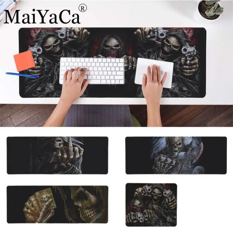MaiYaCa аниме Мрачный Жнец &quotскелетная&quot Мышь колодки компьютер Аниме Коврик для
