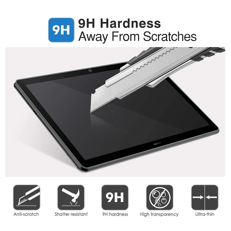 Закаленное стекло для Huawei Mediapad T5 10 2019 Honor Play Pad 2 9 6 8 0 T3 T1 7 защита экрана|Защитные