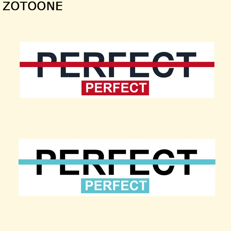 

ZOTOONE Iron On Letters Heat Transfers For Clothes Letter Patches For Clothes DIY T-shirt Sweater Stickers Heat Press Appliqued