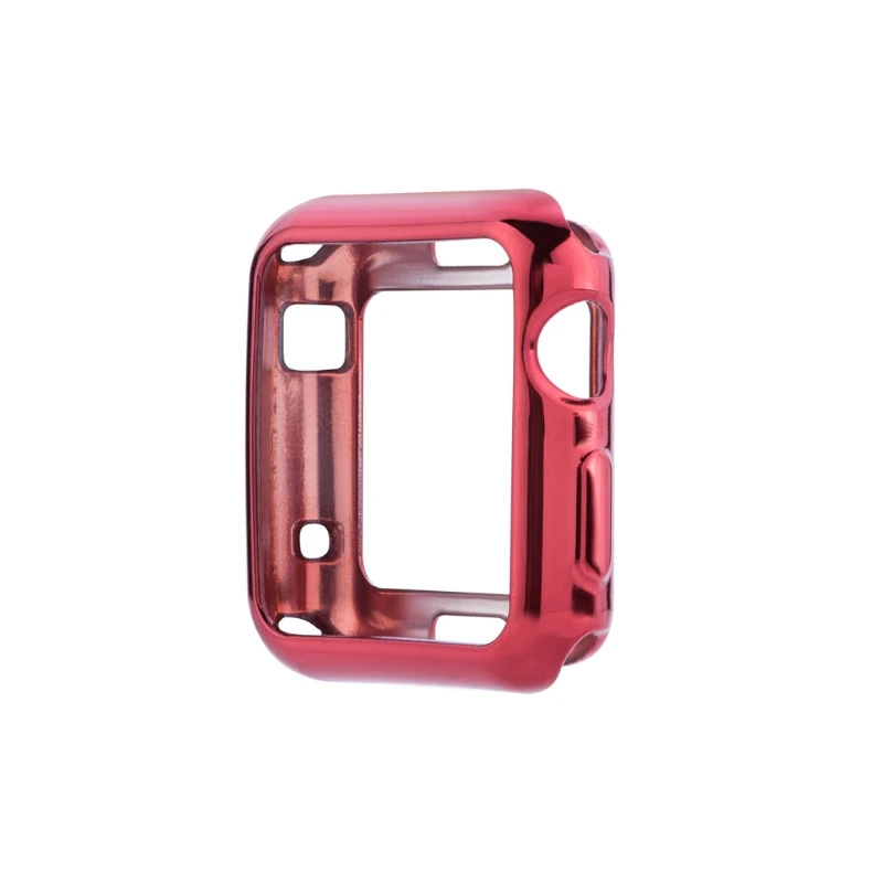 Free delivery TPU Soft Protective Skin Bumper For Apple Watch Case Protector Cover 38mm/42mm