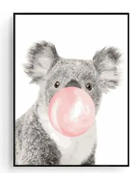 

3507 Bubble Gum Koala - Paint by Numbers Kits for Adults DIY