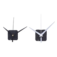 2 шт. DIY высокий крутящий момент часовой механизм, 3/10 дюймов максимальная циферблат Толщина, 4/5 дюймов полная вал Длина(черный/белый