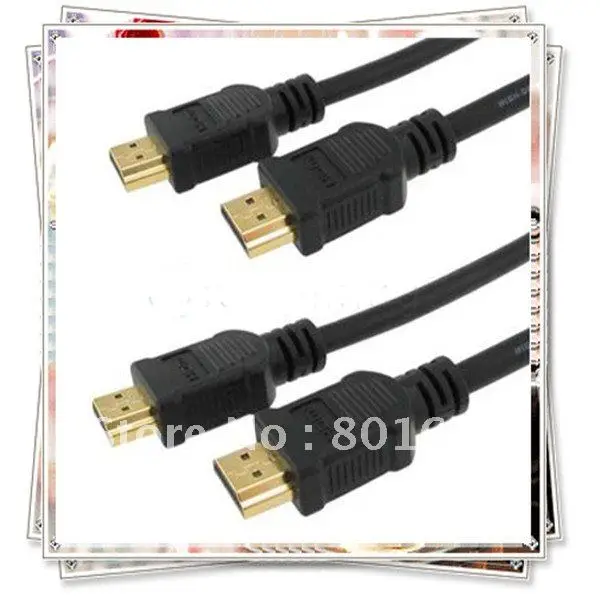 

Free Shipping+15M + Black+HDMI TO HDMI Cable FullHD 1080p 24AWG v1.3B FOR PS3 HDTV+Wholesale