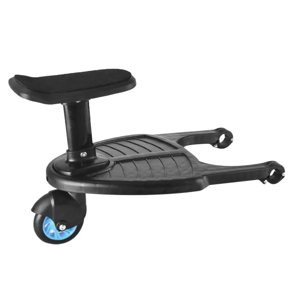 Коляска на колесиках, прогулочная коляска, детская безопасная прогулочная коляска до 25 кг, вторая детская коляска, вспомогательная педаль - Цвет: Синий