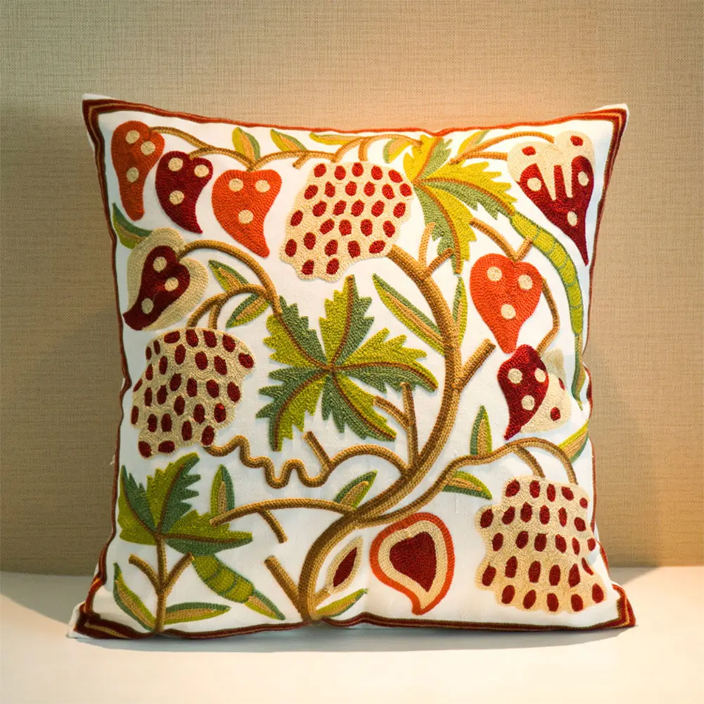 Online Buy Wholesale embroidery cushion cover designs from China