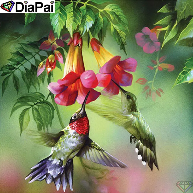 

DiaPai Diamond Painting 5D DIY 100% Full Square/Round Drill "Animal bird flower" Diamond Embroidery Cross Stitch 3D Decor A24699