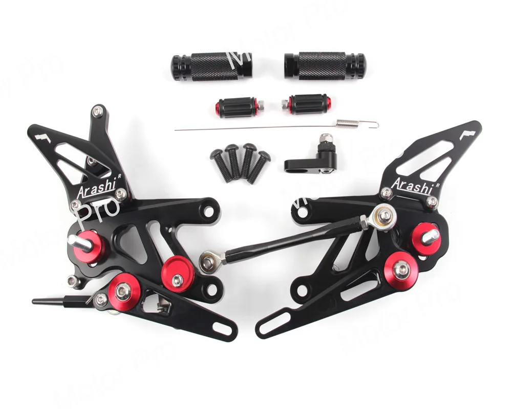 

Adjustable Footrests For Aprilia RSV4 FACTORY APRC ABS SBK SE 2013 - 2016 Motorcycle Accessories Foot Pegs Rearsets BLACK 2015