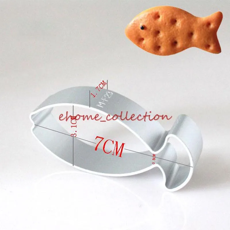 

Freshwater Fish Shape 1pcs Cookie Cutter Biscuit Cake Baking Molds Fondant Cake Decorating Cutters Tools For Kids Breakfast