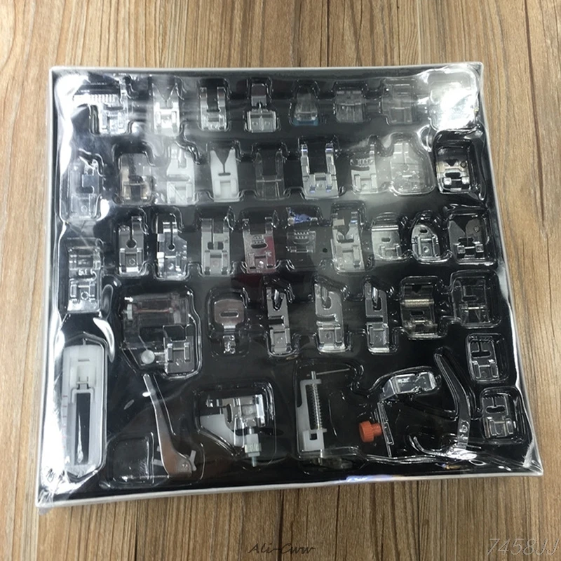 

32 Kinds Household Sewing Machine Presser Foot Multifunctional Sewing Fittings DropShip
