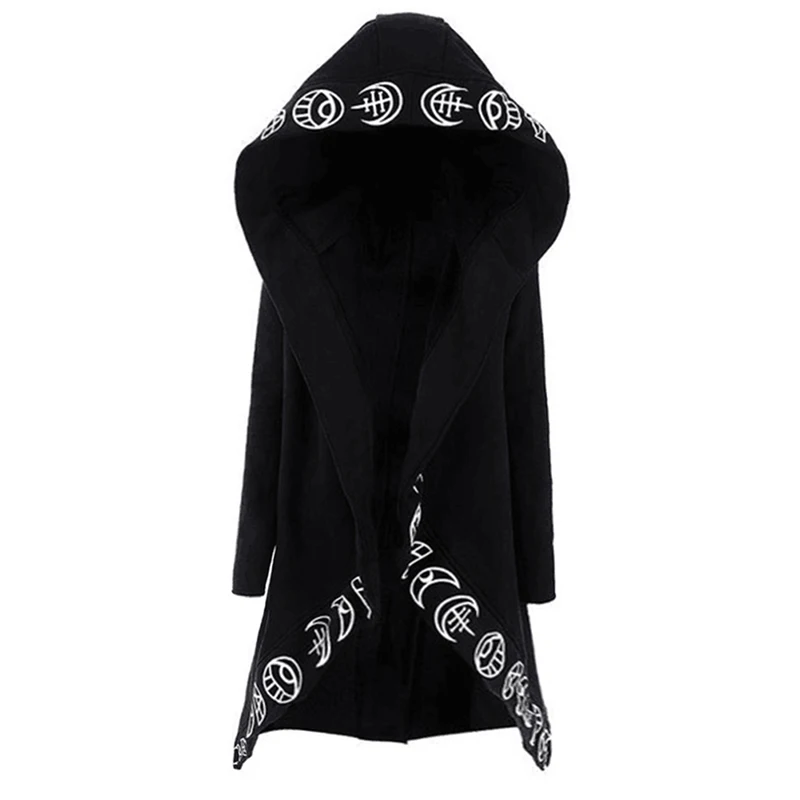 Women's Chic Gothic Hooded Top Product Display