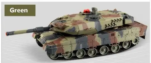 Моделирование RC боевой танк Игрушка 516 озвученный режим и беззвучный переключатель режима 2 цвета дополнительно обучающая игрушка Дети лучший подарок игрушка играть - Цвет: Зеленый