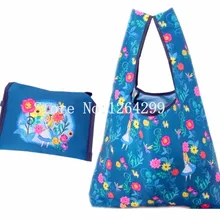 Новые модные женские девочки Алиса в стране чудес большие нейлоновые Мультяшные Складные хозяйственные сумки для детей