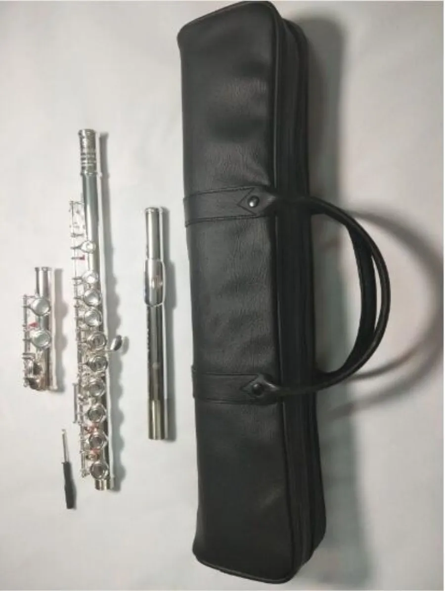 

2018 New arrival flute 211SL Playing music instrument 16 Closed hole E key music C tune flute Copper Nickel Free shipping