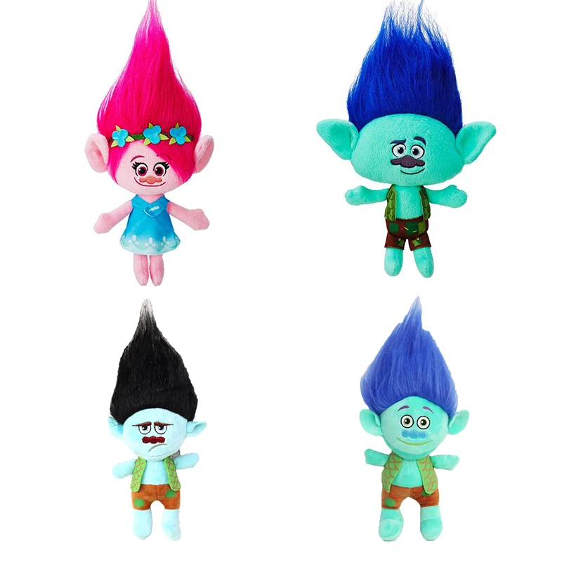 

23cm Dreamworks Movie Trolls Toy Plush Trolls Poppy Trolls Figures Magic Fairy Hair Wizard Kids Toys Brinquedos Stuffed Toys