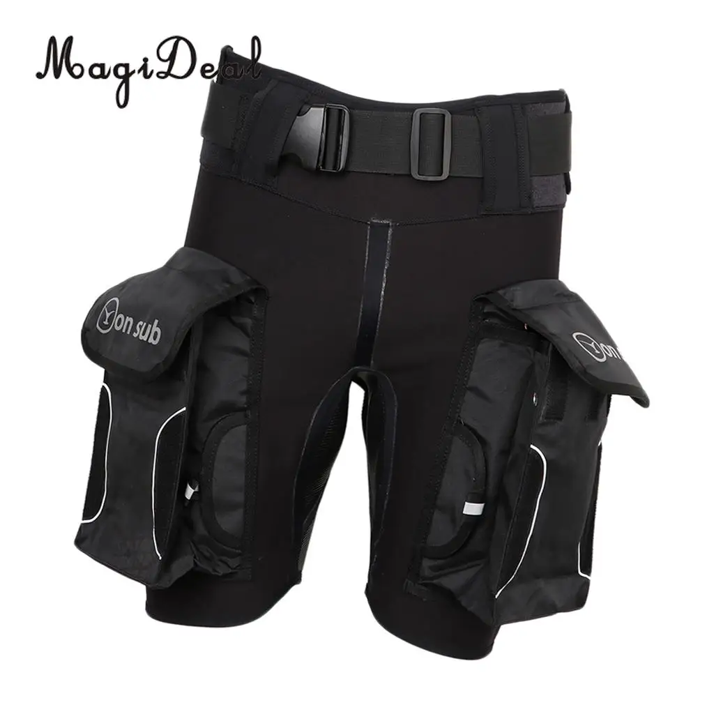 Technical Scuba Diving Neoprene Wetsuit Shorts & Pockets Snorkeling Fishing Kayaking Canoe Surfing Swimming Beach Short Pants