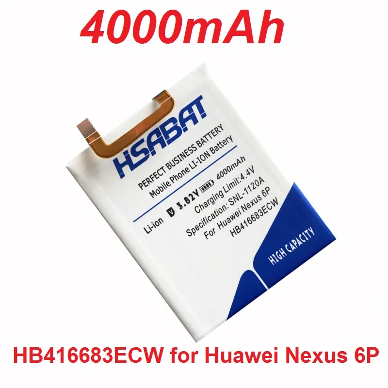 imágenes para HSABAT 4000 mAh Batería para Huawei Ascend de Google Nexus 6 P H1511 HB416683ECW H1512 imágenes para HSABAT 4000 mAh Batería para Huawei Ascend de Google Nexus 6 P H1511 HB416683ECW H1512
