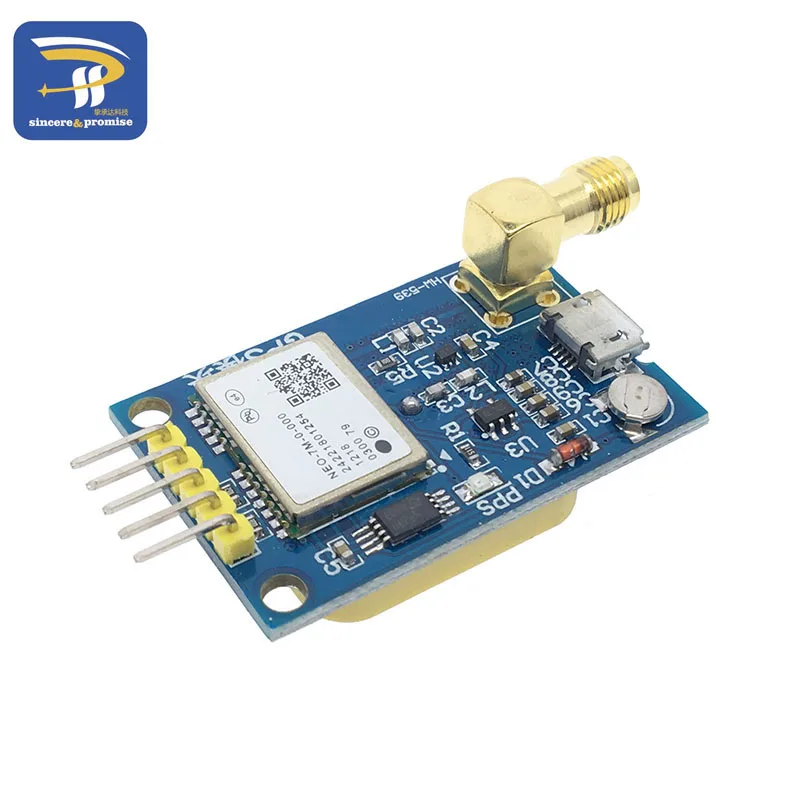 Gps Neo-6m модуль спутникового позиционирования макетная плата NEO-7M 7 м для Arduino STM32 C51 51 MCU микроконтроллер