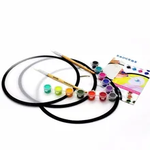 1pcs unique work of The circular disc child s own art creation artistic paint brush tools