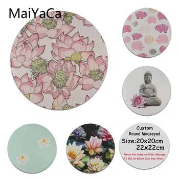 

MaiYaCa Personalized Cool Fashion Lotus Flower High Speed New Mousepad New Personalized print Mousepad