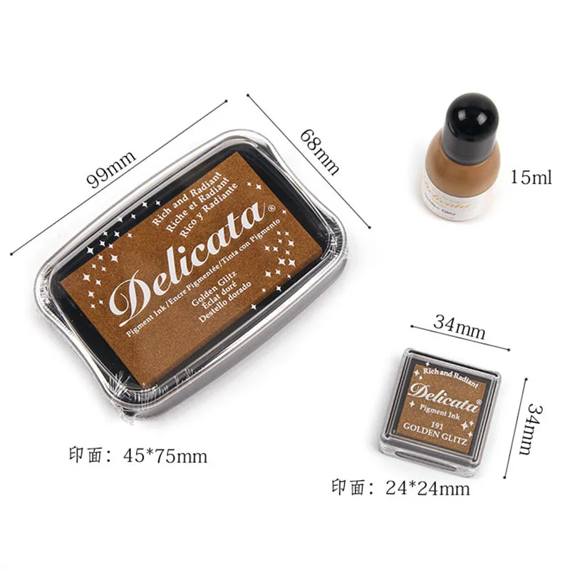 Ink Pad Tsukineko Delicata Shiny Pigment ink Rich and Radiant Ink Pad Japan