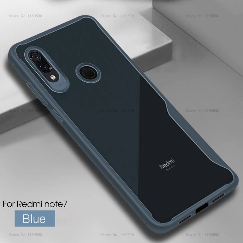 Чехол для Xiaomi Redmi Note 7, Силиконовый противоударный чехол для Xiaomi Mi 9 Redmi 7 6 Pro Note 7 6 5 Pro, защитный чехол на заднюю панель, чехлы