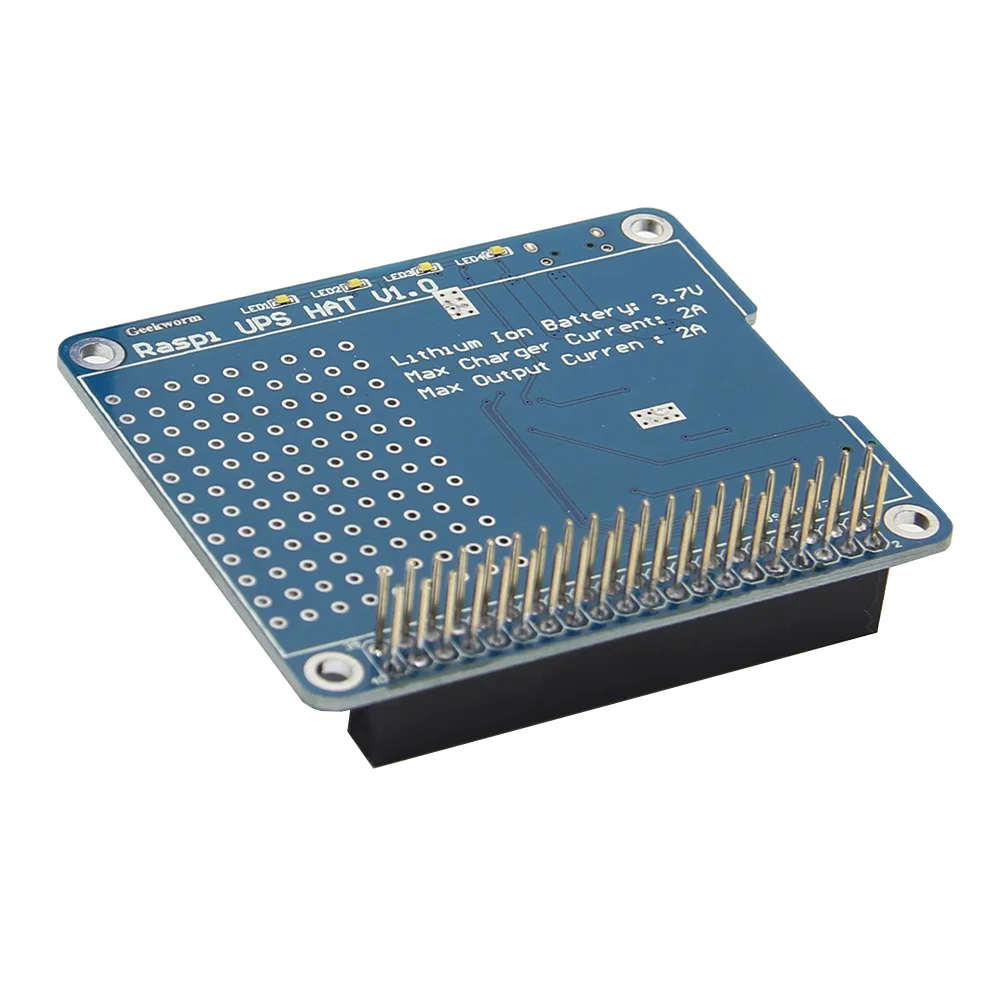 

Raspberry Pi 3 B+ UPS HAT Board Lithium Battery Expansion Board Module for Raspberry Pi 3 Model B+ plus / 3B/ Pi 2B / B+ / A+