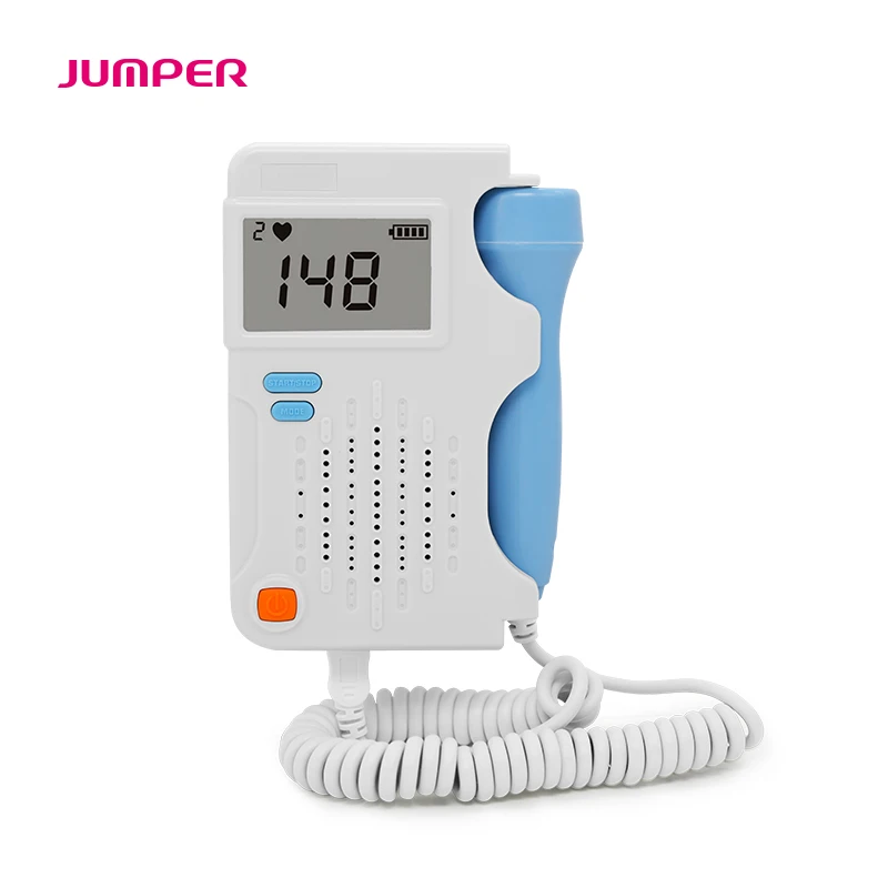 

Hospital Grade Pocket Fetal Doppler Monitor Baby Heartbeat Monitor Household Ultrasound Prenatal Fetal Detector 2.5MHz Probe EU