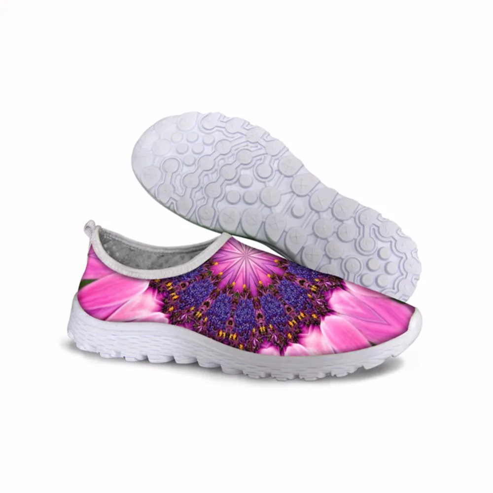 

Noisydesigns Beautiful flower petals spring women shoes 2018 comfortable for gym girls training printed summer outdoor footwear