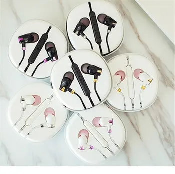 

10pcs Universal 3.5mm In-ear Earphone Earbuds With Mic&Volume Control Earset earphones for iphone 5 6 6s Samsung S10 cell phone