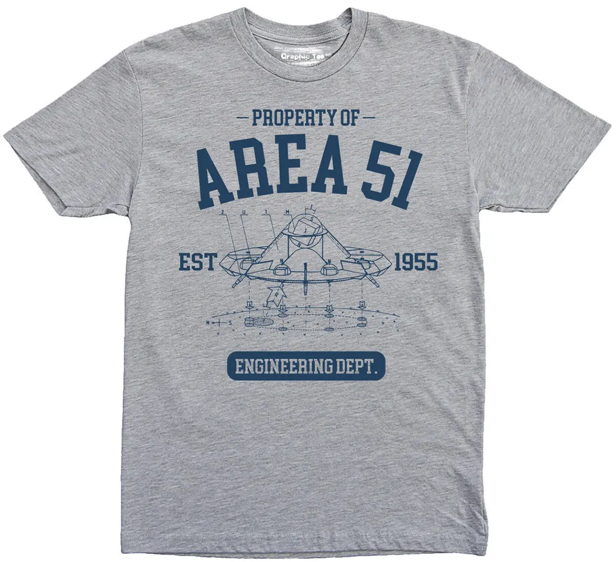 

2019 Fashion Property Of Area 51 T-Shirt, Engineering Department, Alien, Ufo, Engineer, Space Unisex Tee