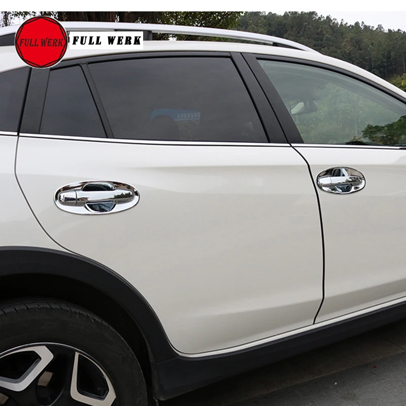 1 Set ABS Car Exterior Door Bowl Cover Trim Sticker