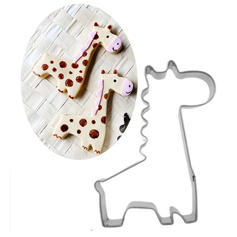 

1 pc Giraffe Shape Cookie Mold Fondant Cake Cookie Cutters Mold Bakeware DIY Sugar craft 3D Pastry Baking Tools