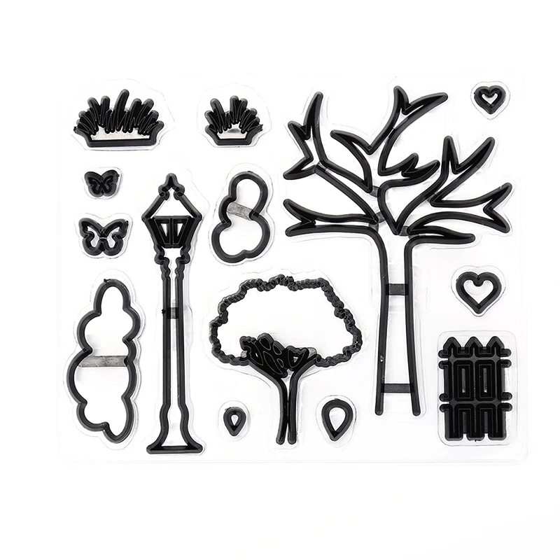 1 Набор пластиковый резак для печенья Свадебный динозавр геометрическая форма