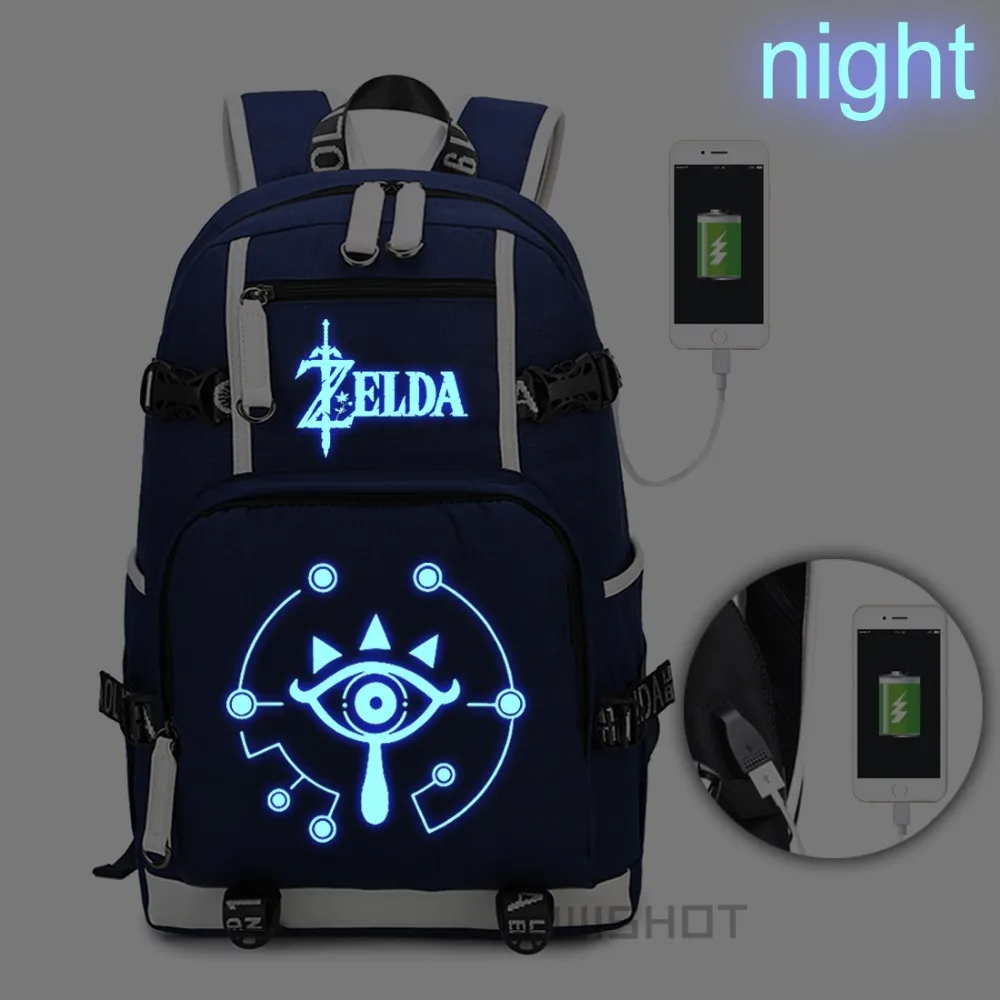 Wishot The Legend Of Zelda: Breath Of The Wild Link Ransel Multifungsi  Pengisian USB Luminous Tas|women school bag|bag school womenbag school -  AliExpress