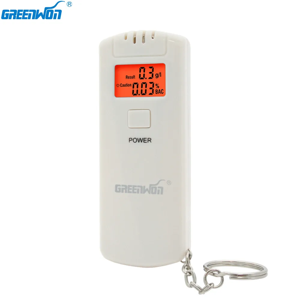 Police Alcotester Backlight Display Quick Response Professional LCD