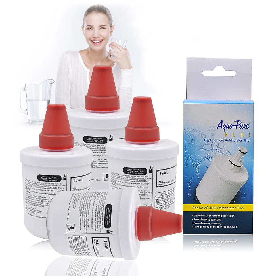 

Best Selling Household Da29-00003g Refrigerator Water Filter Replacement For Sansung Da29-00003g/f Filtro Refrigerador 4 Pcs/lot