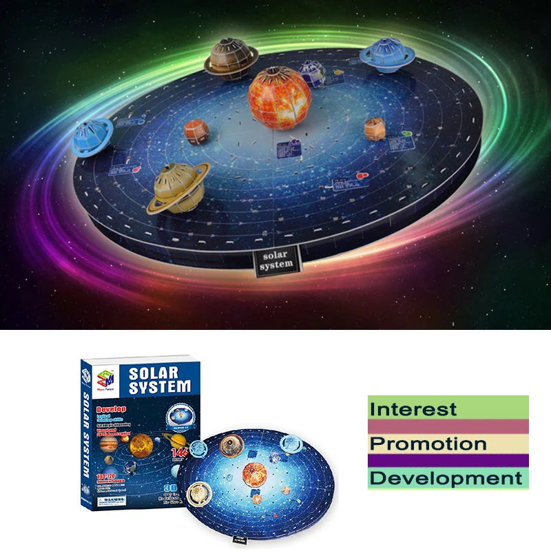 

Planet Solar System Model DIY Toys Child Science and Technology Learning Solar System Teaching Assembly Educational Toy Gift Kid