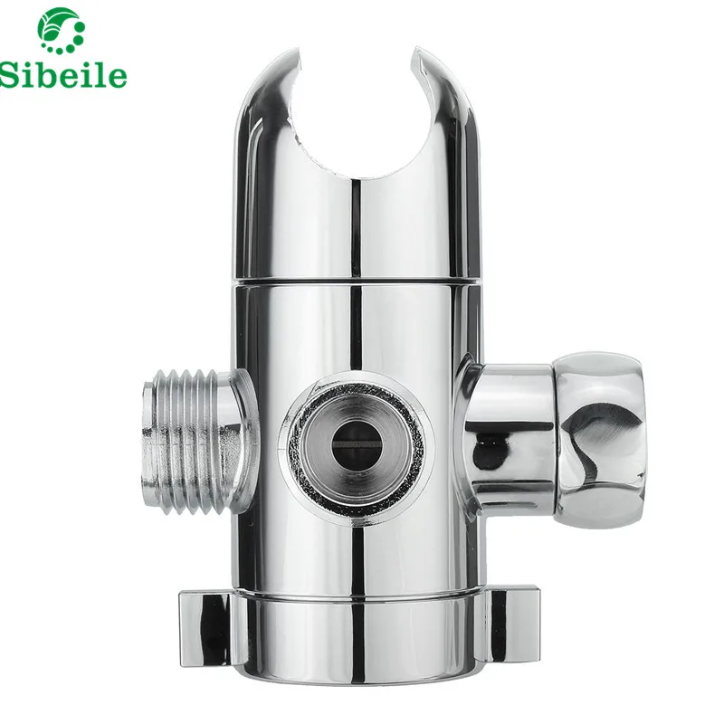 SBLE Multifunction 3 Way Shower Head Holder Water Saving Diverter Silver Polished Chrome Wall Mounted Shower Valve Fix Bracket