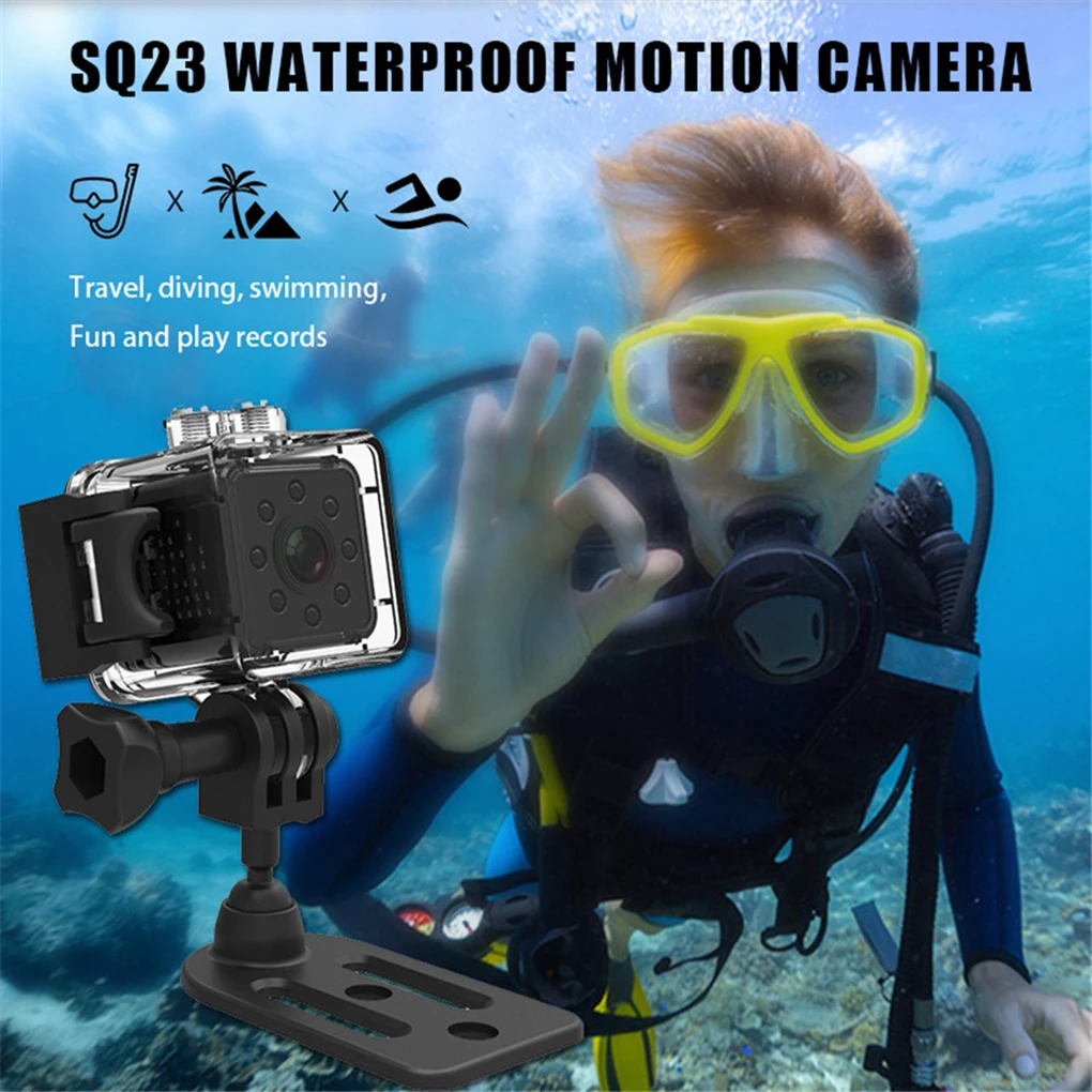 

SQ23 HD WIFI Small 1080P Wide Angle Camera Night Vision Waterproof Shell CMOS Sensor Camcorder