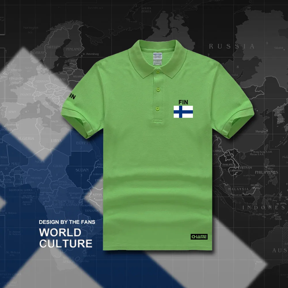 Финские мужские рубашки поло с коротким рукавом, белые бренды, с принтом для страны, хлопок, с флагом сборной страны, новинка, финский Финн Фин Фи Суоми