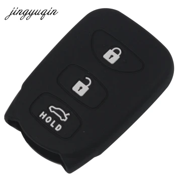 Keyforkess custodia portachiavi in Silicone a 4 pulsanti per Hyundai Sonata Elantra Fit KIA Cerato Sorento Spectra Optima Forte Cover senza chiave - Jingyuqin custodia portachiavi in Silicone a 4 pulsanti per Hyundai Sonata Elantra Fit KIA Cerato