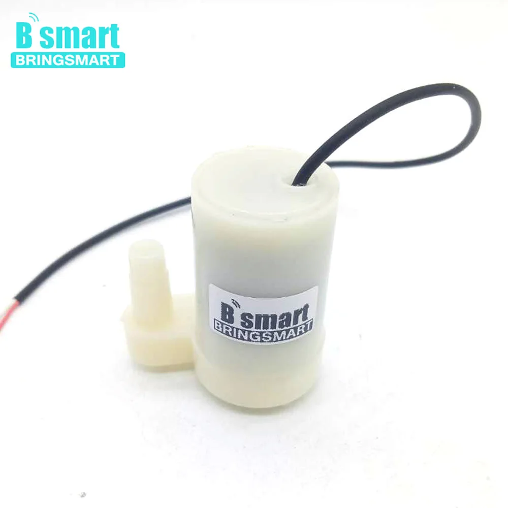 Микро водяной насос для фонтана Bringsmart 1 шт. 3-4 5 В 100 л/ч мини-насос воды постоянного