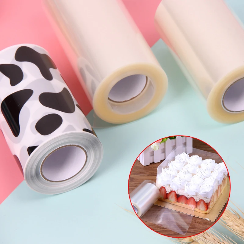 

Cake Transparent Clear Mousse Surrounding Edge Wrapping Tape Baking Cake Collar Roll Packaging DIY Mousse Cake Decorating Tools