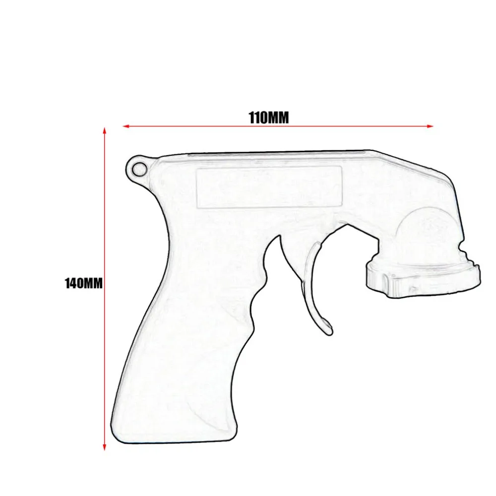 EAFC спрей адаптер для ухода за краской аэрозольный пистолет ручка с полным захватом Блокировка курка воротник уход за автомобилем