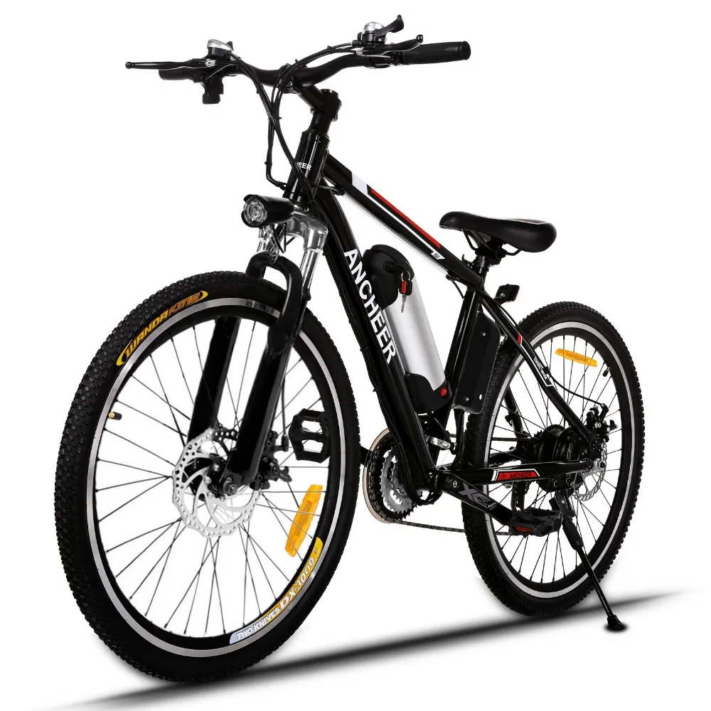 Flash Deal ANCHEER Brand New 26 " 250W Electric Bike Aluminum EBike 21 Speed Mountain Bike Electric Bicycle 1