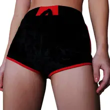 Женские летние велюровые шорты, сексуальные короткие мини-шорты, Горячая Клубная одежда, красные сексуальные шорты для бега, шорты для фитнеса