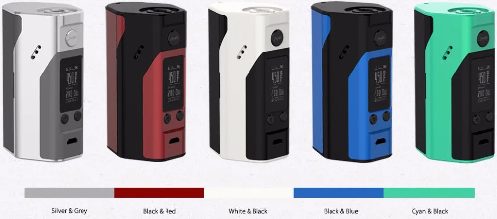 Wismec Reuleaux RX200S Mod улучшилось 0.96 дюйма OLED Экран с Обновление Прошивки контроля